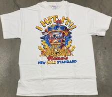 Vintage Reno Hilton “I HIT IT” Size Large Made In USA T Shirt Single Stitch NEW