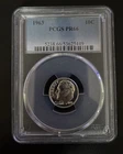 1963 10C Franklin Roosevelt Silver Dime PCGS PR66 Proof Slab Philadelphia