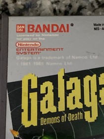 Galaga: Demons of Death (Nintendo NES, 1988) Cartidge & Sleeve Only Tested