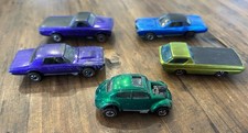 Vintage Hot Wheels Redline Lot Of 5 Fillers VW Bug T-Bird Deora Fleetside El Do