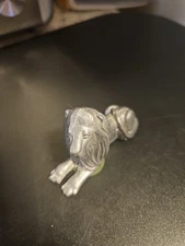 Vintage 1977 Rawcliffe Pewter Lion Figurine Rare Signed 2.5”