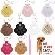 Pet Hair Storage Keychain, Dog Cat Fur Container Collector Keepsake, PU Set E