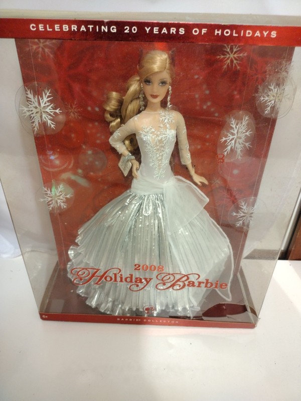 2008 Holiday Barbie, a collector edition doll, original unopened box