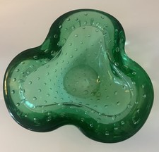 Murano Zigarren Aschenbecher groß grün 1,3 ...