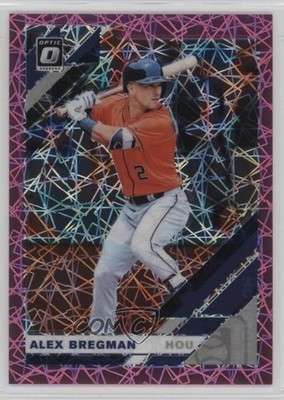 2019 Panini Donruss Optic Pink Velocity Prizm 57/199 Alex Bregman #182 13c1