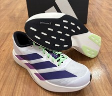 Adidas Adizero Evo SL 'White Collegiate Purple Lime Burst' / JS4495 / Men's 11.5