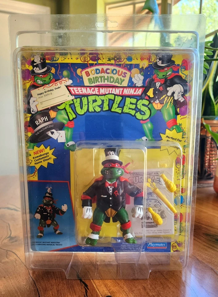 Raph El Magnífico 1992 Vintage TMNT Bodacious Fiesta de Cumpleaños Foto 2 de 4