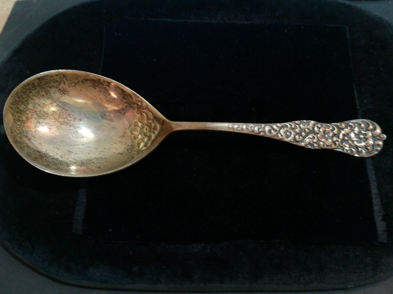 1888 - 1900 Dominick & Haff Sterling Silver Serving Spoon Theodore B Starr !