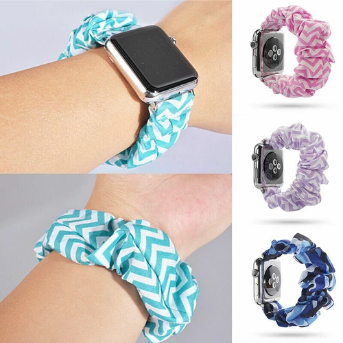 Nylon Sport Loop Armband für Apple Watch Series SE 6 5 4 3 2 1 38/40 42/44 - Picture 3 of 31
