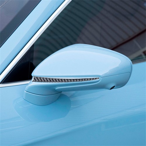 Carbon Fiber Side Rearview Mirror Base Strips Cover For Porsche Taycan 2019-2022 - Bild 4 von 13