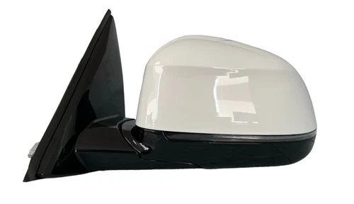 #157 WHITE LEFT DRIVER MIRROR FOR BMW X3 2018 2019 2020 2021 2022 2023