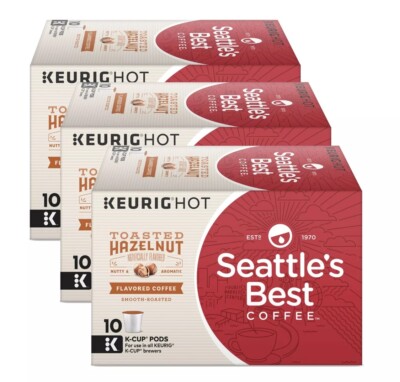 Seattle's Best Coffee K-Cups, Toasted Hazelnut Smooth Roasted