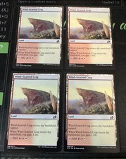 Wind-Scarred Crag X4 Ikoria Lair of Behemoths Magic the Gathering MTG