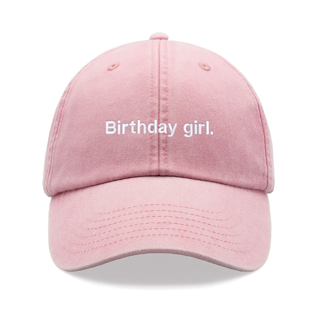 Birthday Baseball Cap Vintage Washed Unisex Dad Hat Sun Gift Happy  Party