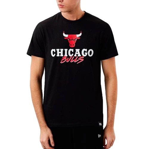 New Era - T-shirt NBA Script - Chicago Bulls - 60284674