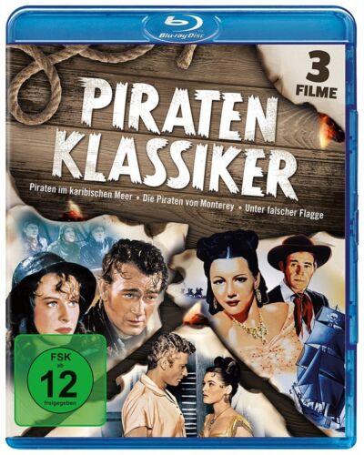 Piraten Klassiker - 3-Filme (Unter falscher Flagge) # BLU-RAY-NEU - Bild 1 von 1