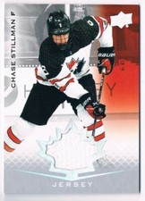 2021-22 UPPER DECK TEAM CANADA JUNIORS WHITE JERSEY CHASE STILLMAN #22