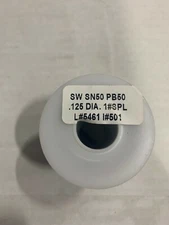 Amerway SW SN50 PB50 .125" 1/8" Diameter 1lb. Solder Wire Spool