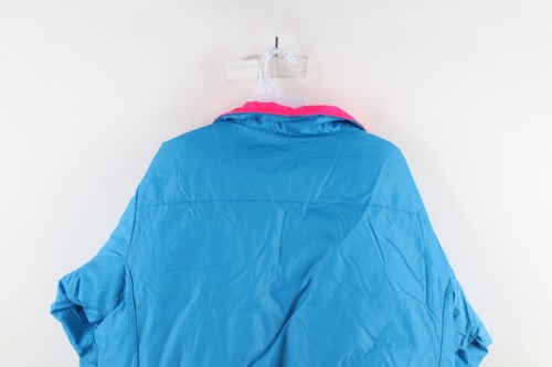Vintage 90s Columbia Womens Large Reversible Spell Out Down Insulated Jacket - Picture 9 of 20