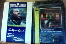 Motown Tamla 8 Track tape Marvin Gaye What's Going On & SS LIVE at the Palladium