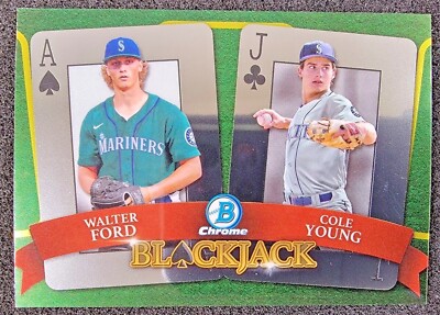 2022 Bowman Draft - Blackjack Inserts (BJ-##), Singles