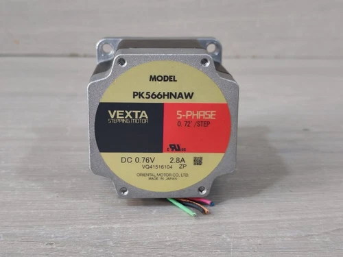 VEXTA ORIENTAL PK566HNAW 5-PHASE 0.72/STEP STEPPING MOTOR DC 0.76V 2.8A