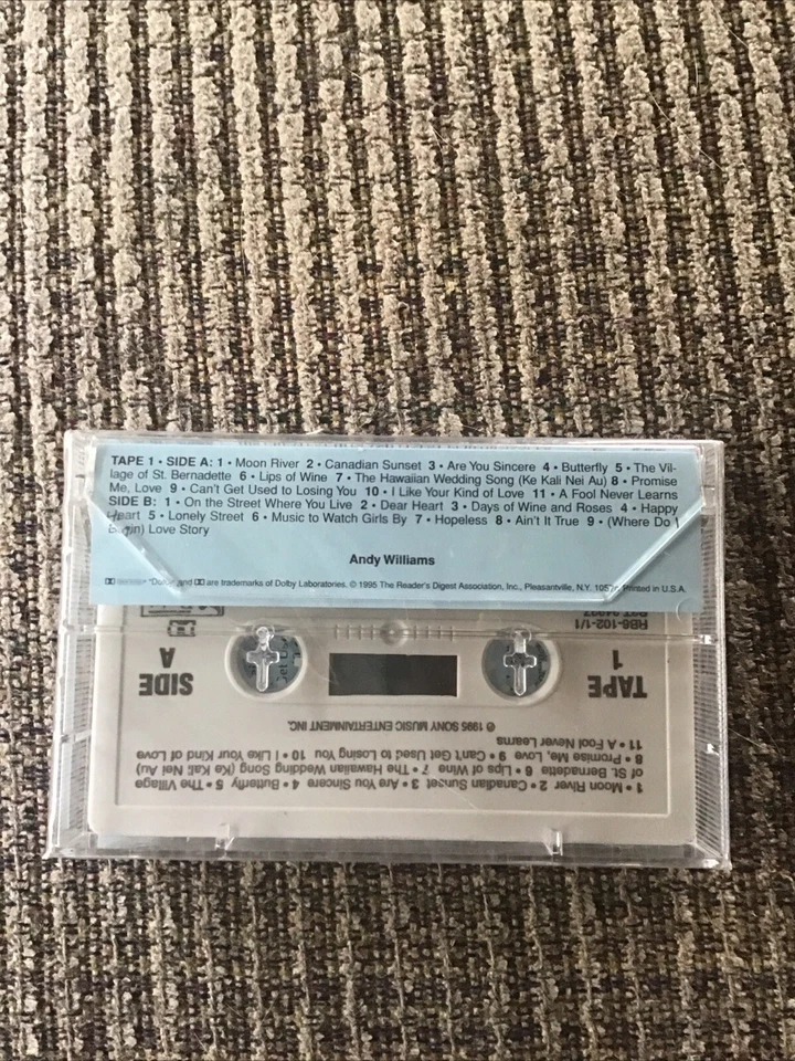 ANDY WILLIAMS HIS GREATEST HITS & FINEST PERFORMANCES 3-CASSETTE TAPES BRAND NEW - Image 3 of 4