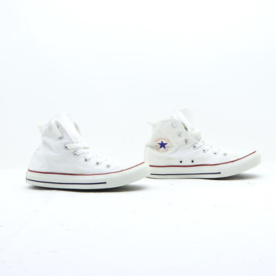 Converse All Star High Farbe Weiß EUR 37,5 UK 5 Gebraucht (SS4165) Unisex Canvas