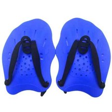 Swimming Paddles Training Adjustable Hand Webbed Gloves Pad Fins Flippers Tools