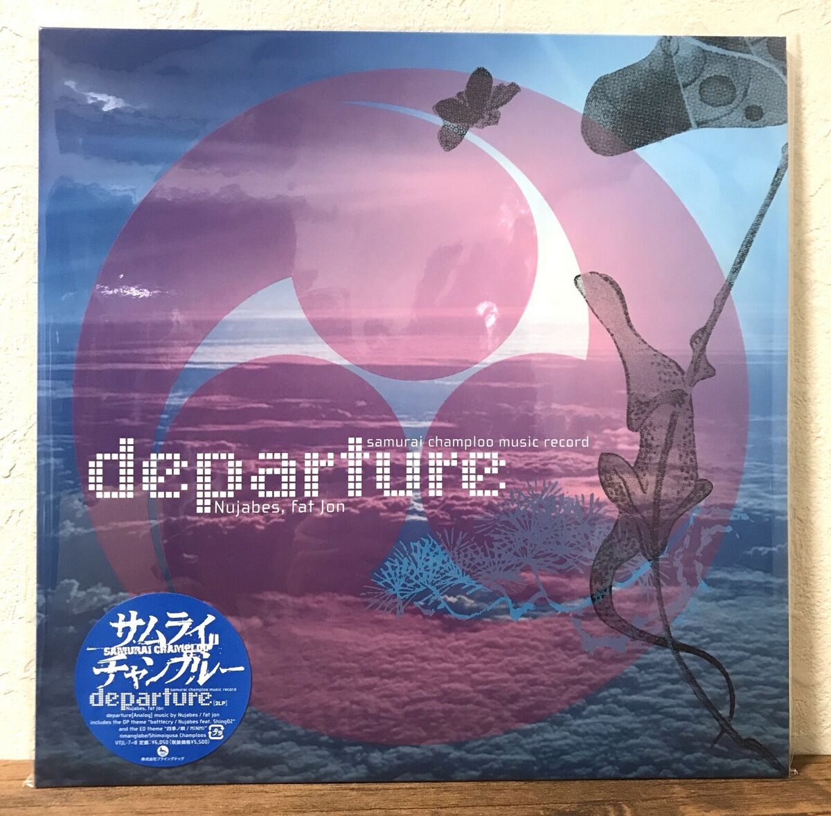 Samurai Champloo Music Record Departure Nujabes 2LP Vinyl Limited