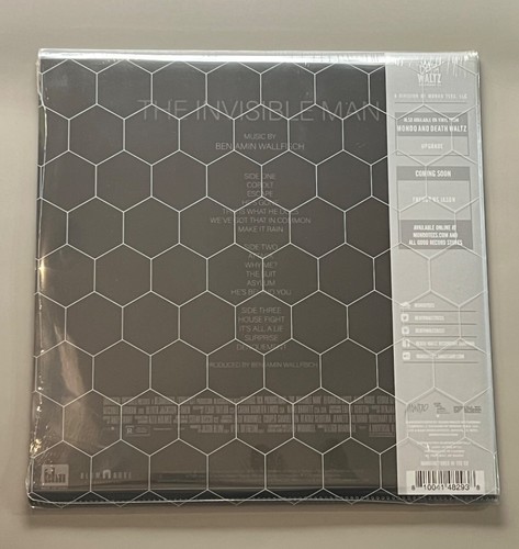 THE INVISIBLE MAN - MONDO/DEATH WALTZ Vinyl LP (NEW & SEALED) - Picture 2 of 4