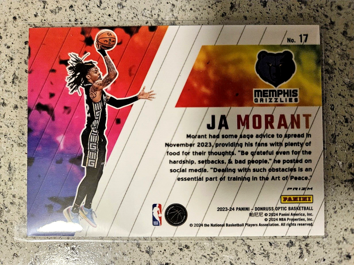 2023-24 Donruss Optic Basketball JA MORANT Phazes SSP Case Hit #17
