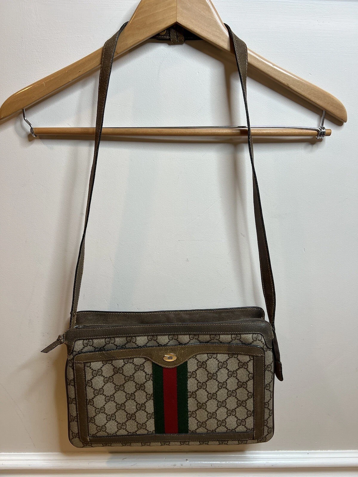Sac bandoulière authentique vintage Gucci Ophidia GG logo sac à main collection d'accessoires