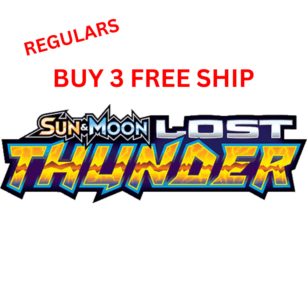 LOST THUNDER Pokémon TCG 1 - 214 - PICK YOUR OWN REGULARS LP/NM 3+ FREE SHIPPING