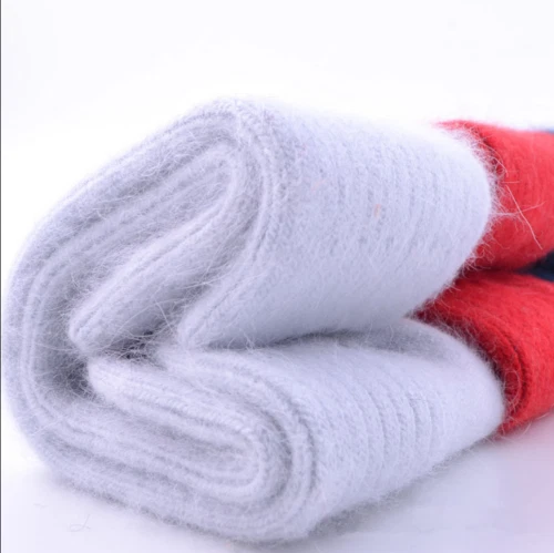 New Women Pure Wool Cashmere Socks Thermal Thick Boot Multicolor Winter - Picture 4 of 36