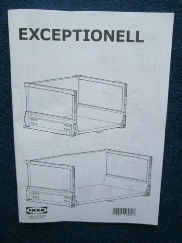 Ikea System Exceptionell  20795   AA-2185326-2 Aufbauanleitung für Küchenschrank