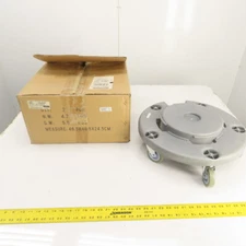 Pro-Source 48435010 Round Polyethylene Twist-On Trash Can Dolly 32-44 Gal