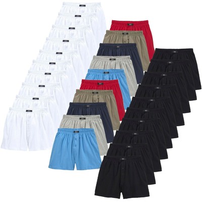 H.I.S. Herren-Boxershorts – 10er Pack, Weite Passform Mit Eingriff – Super Bequem!
