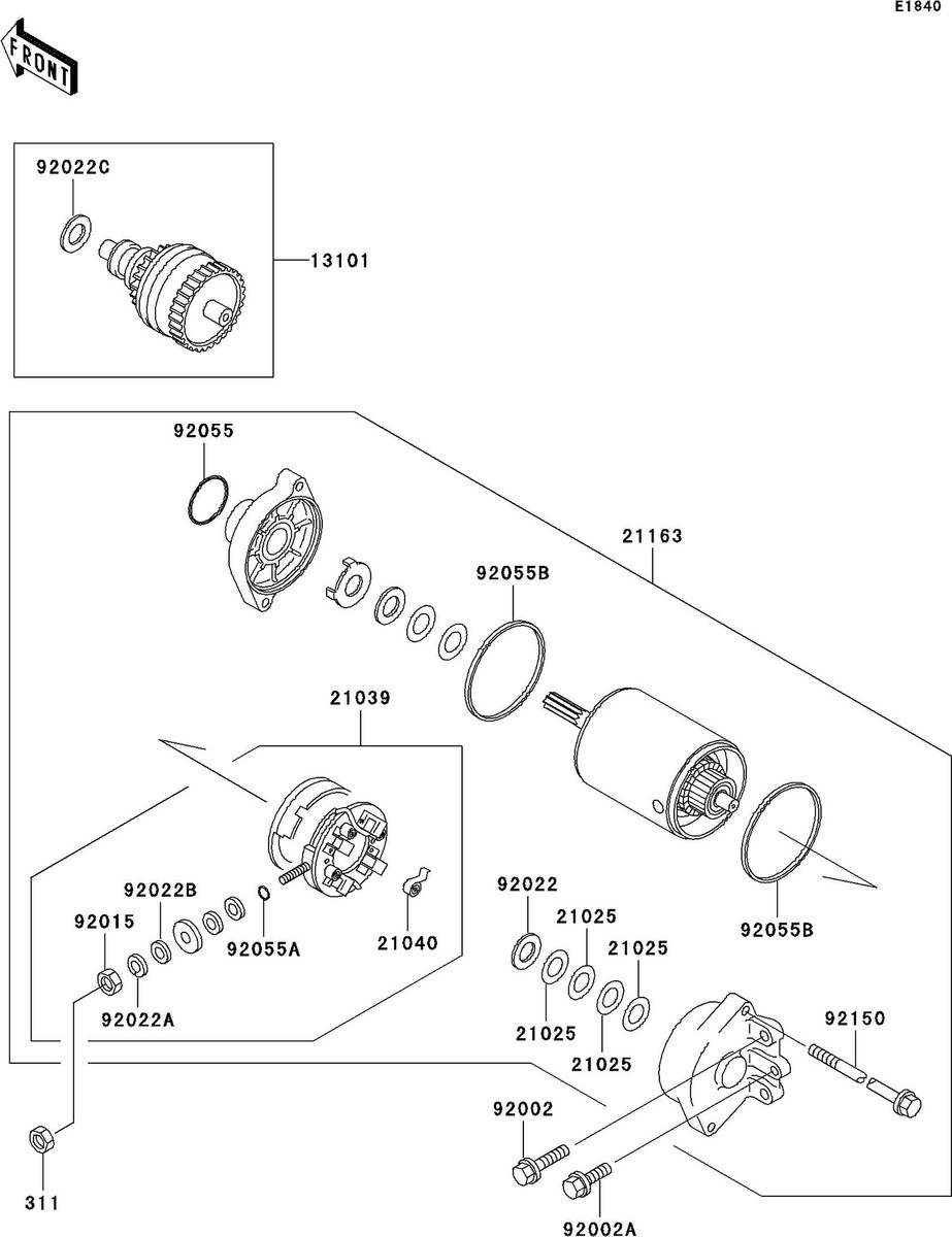 900STS'02 OEM (Starter-Motor) STARTER-ELECTRIC Used [K0219 900STS'02 OEM (Starter-Motor) STARTER-ELECTRIC Used [K0219