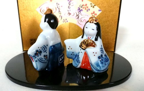 New Hina ningyo Japanese girls festival doll Mino yaki pottery Made in Japan - Picture 8 of 9