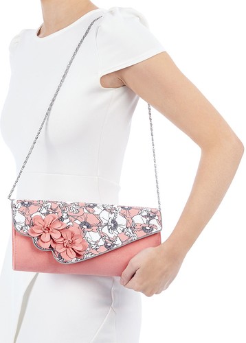 Ruby Shoo RIO Vintage FLORAL Blumen DAISY Flower CLUTCH Tasche Rockabilly - Bild 2 von 3