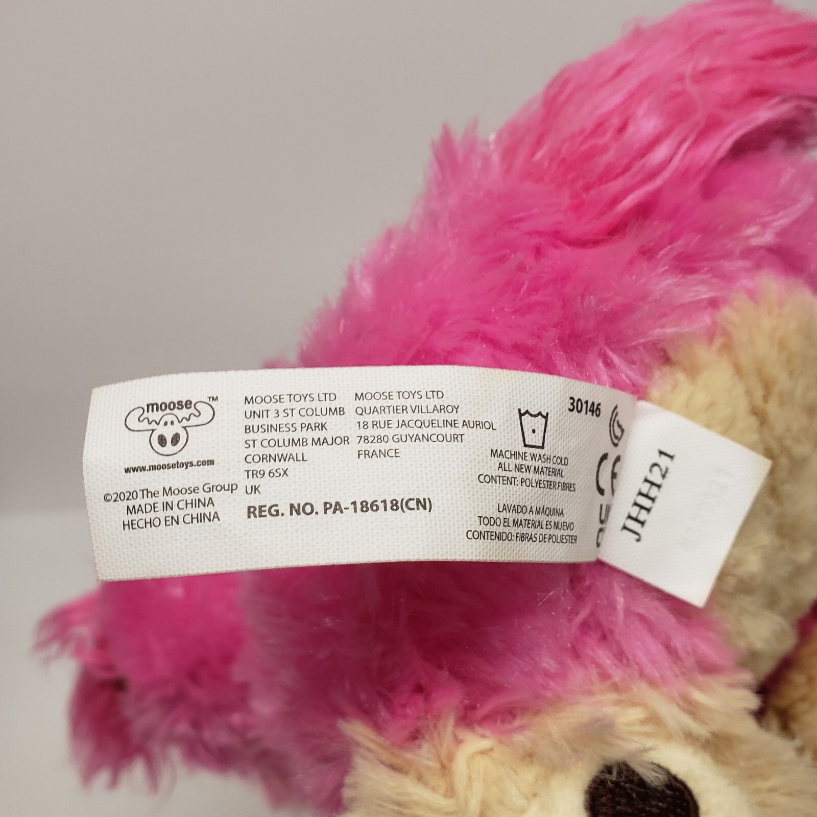 Little Live Pets 8" Scruff a Luvs Pink Puppy Dog Stuffed Animal 2020 Plush