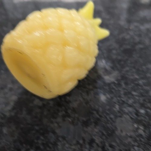 Small Yellow Pineapple Shapped Candle - Picture 10 of 16
