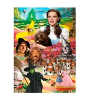 wizard of oz movie characters ceramic accent tile mural backsplash medallion