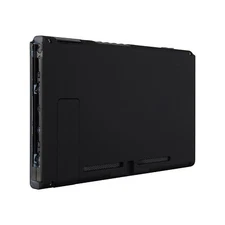 Soft Touch Black Back Plate Housing Shell for Nintendo Switch Handheld Console