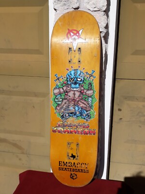 Craig Johnson Embassy Voodoo Doll 2014 Skateboard Deck Used Craig Johnson Embassy Voodoo Doll 2014 Skateboard Deck Used