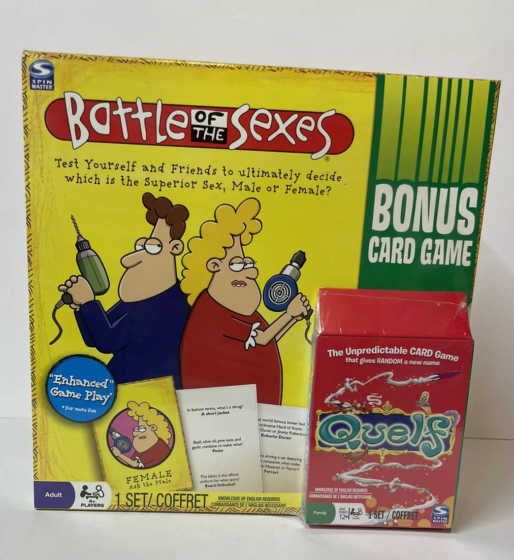 Battle of the Sexes Card Game, Board Game