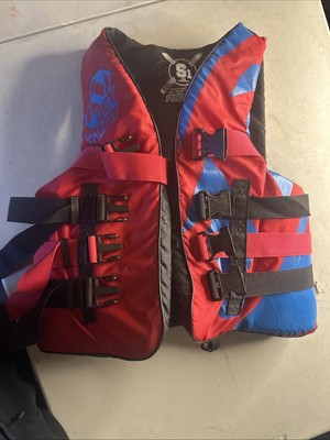 Jetpilot S1 Nylon Coast Guard Approved Life Vest PFD S/M Neon