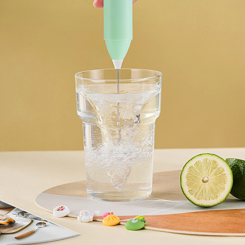 Milk Frother Handheld Electric Mixer Foam Maker for Coffee Whisk Drink 3 Speed