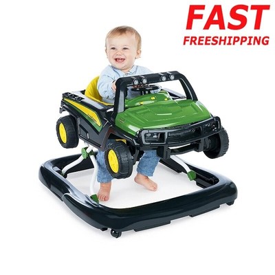 4-in-1 Baby Walker Removable Steering Wheel Grows W/ Baby Anti-Rollover Play New